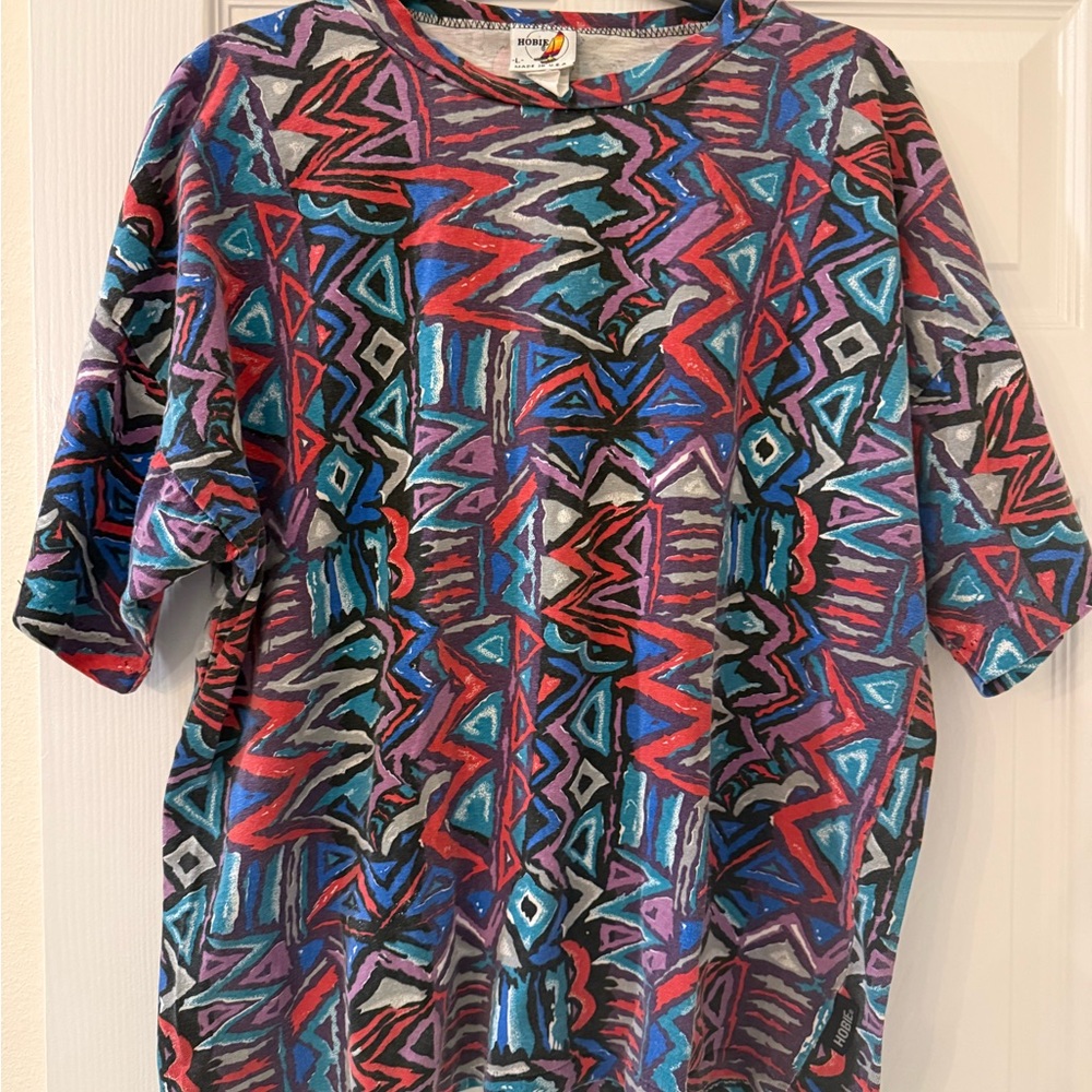 VTG Hobie Multicolor Abstract Shirt